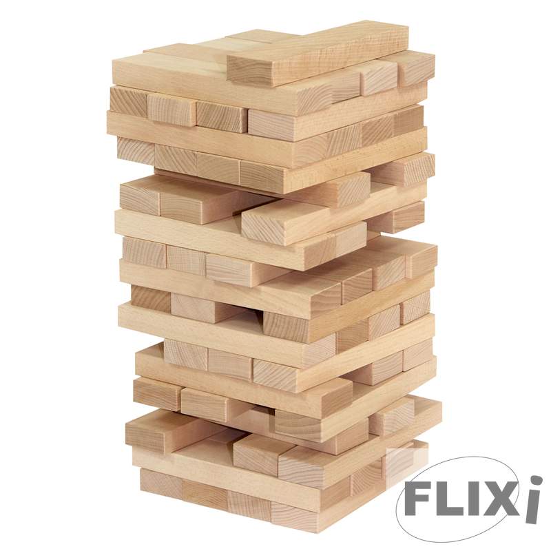 Holzbausteine ​​Set Baustein Puzzles Struktur Spiele Lernspielzeug für 