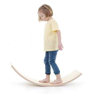 FLIXI Balance Board für Kinder, Erwachsene, Therapeuten aus Holz