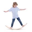 FLIXI Balance Board für Kinder, Erwachsene, Therapeuten aus Holz